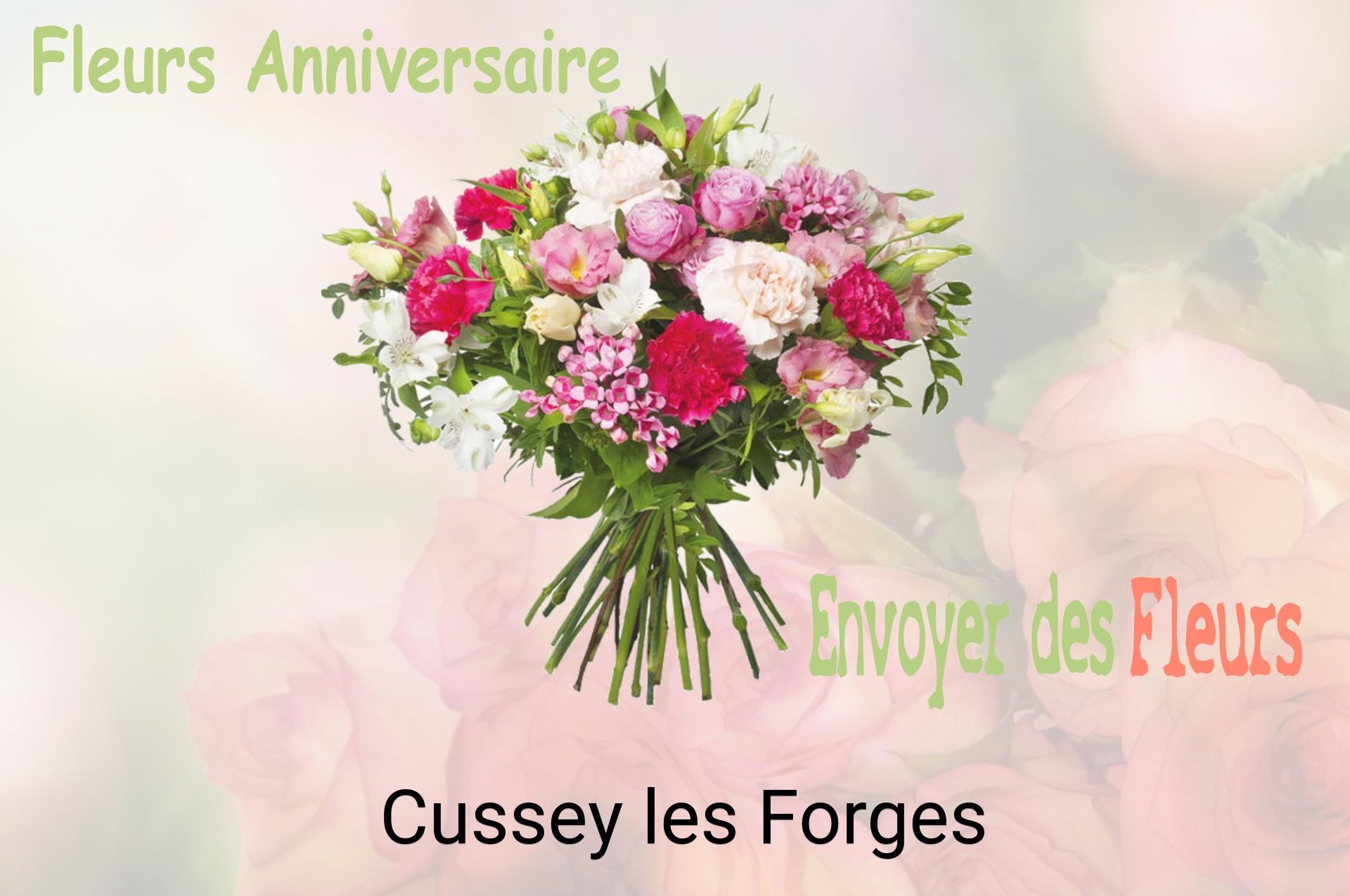 Bouquet de fleurs d’anniversaire livré à Cussey-les-Forges