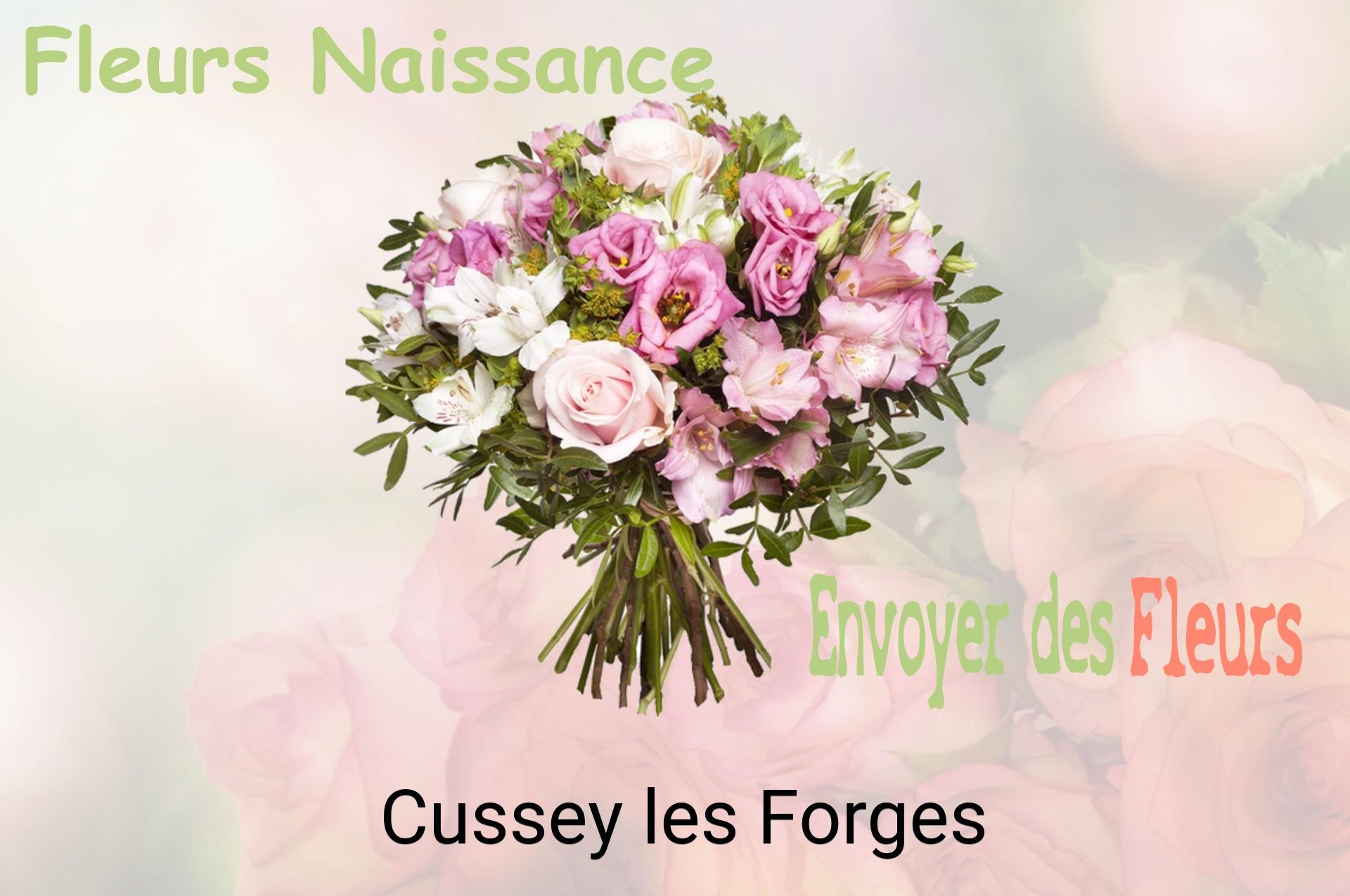 Bouquet de fleurs de naissance livré à Cussey-les-Forges